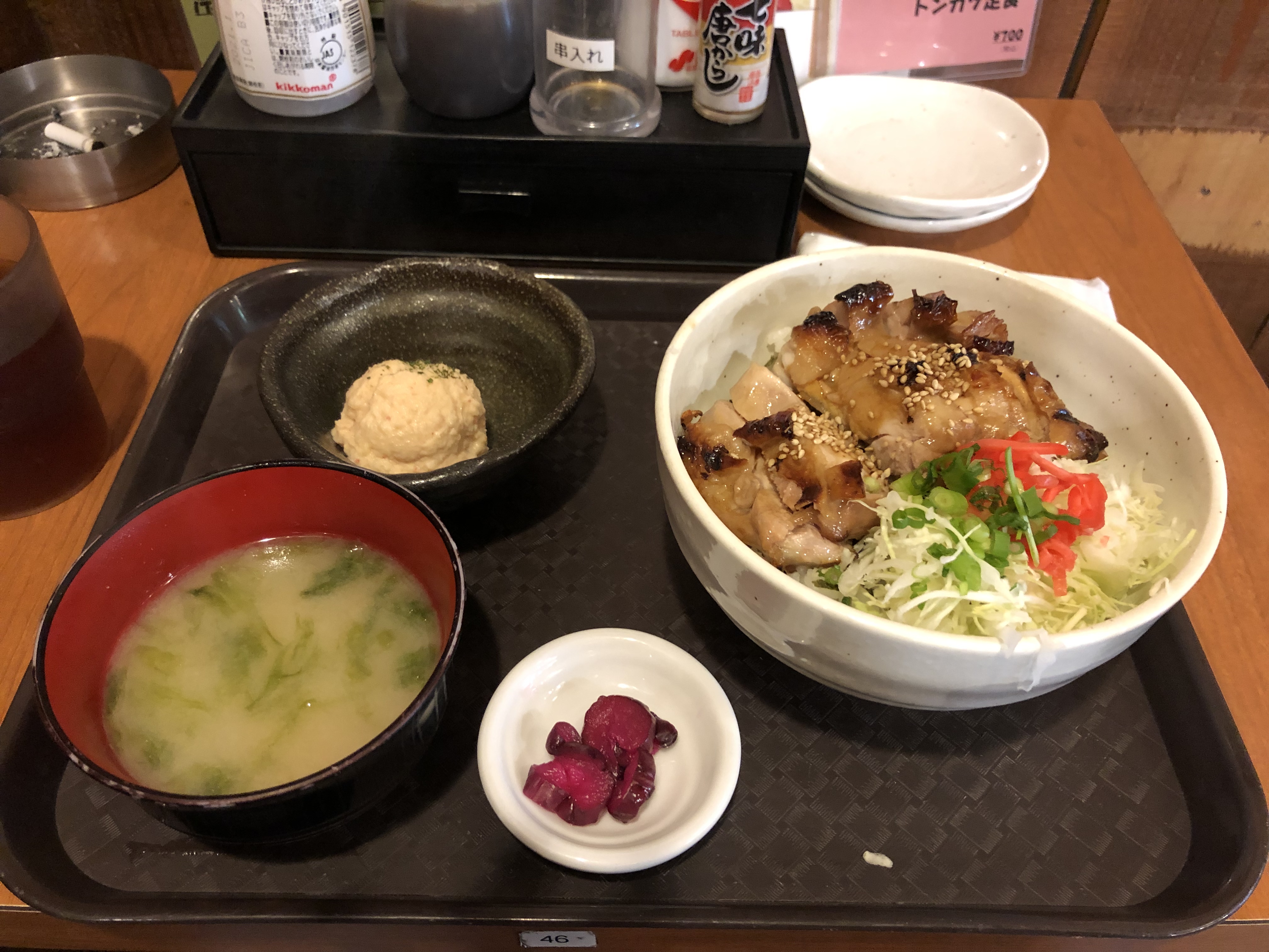 串神坊_鶏もも照り焼き丼定食