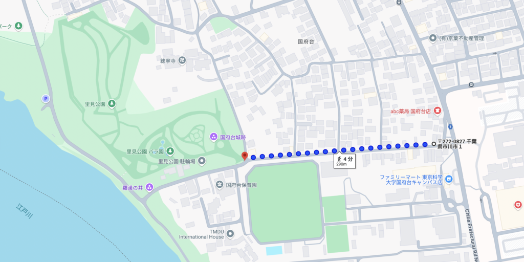 里見公園_桜祭り_出店ルート